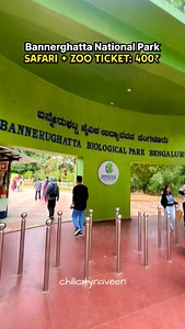 Just 20km from Bengaluru Safari and Zoo, Bannerghatta National Park📍 Safari Zoo Ticket: 400₹ (Butterfly park, Bannerghatta National park, Safari, day outing in Bengaluru, must visit) #thingstodoinbangalore #nammabengaluru #weekendgetaway #bannerghattanationalpark #bannerghattabutterflypark #butterflypark #Zoo #safari #chillcitynaveen #bannerghatta #zoo #safari | Chill City Naveen