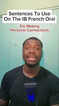 Use These Sentences on the IB French B SL/ab initio Oral Exam #frenchvocabulary #ibdp #ibdiploma