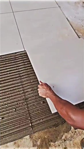 Concrete Surface Leveling Using Ribbed Mold Technique | Educational Construction Video🇺🇸