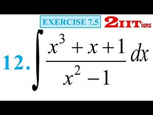 Integrals Exercise 7.5 Q12 NCERT Class XII | IIT JEE