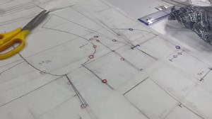 In the pattern class our students work #sewingpattern...