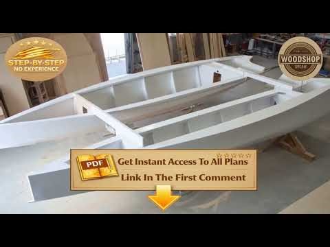 Building a Tiny Cabin Cruiser Boat Start to Finish - DIY Secrets Revealed