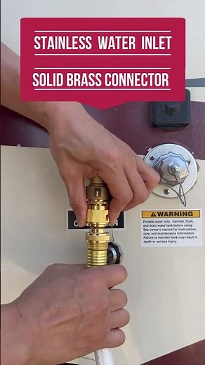 PRO-RVER Upgrade Your RV Water Inlet to Stainless Steel | Leak-Proof, Durable, and Easy to Install!