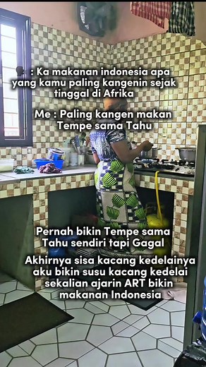 Kangen Tempe Tahu di Afrika