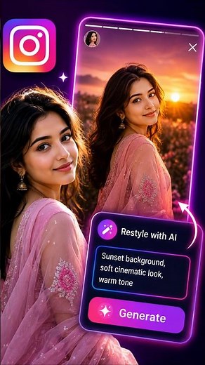 Instagram Restyle Feature Prompt Se Photo Edit Kare | Instagram Restyle Prompt Feature