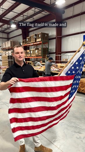 Our best selling 3x5 American Flag is made right here in the USA and will be the perfect addition to your home!🇺🇸 | Allegiance Flag Supply