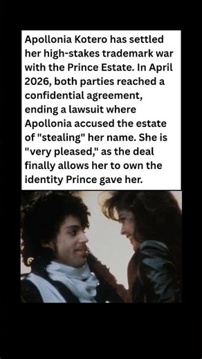 Apollonia WINS?! 💜 Trademark War Over! #celebrity #news #shorts