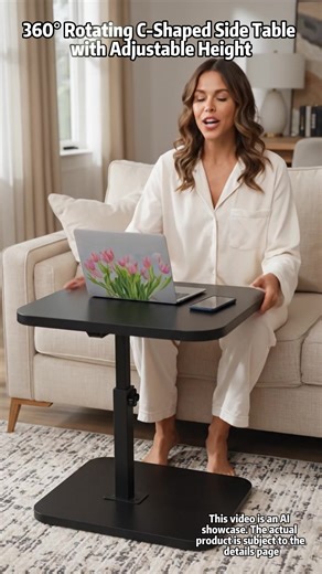 360° Swivel C-Side Table: A Versatile Addition to Any Room