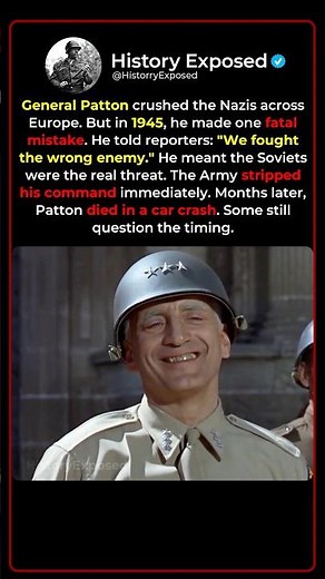 Why General Patton Said "We Fought the Wrong Enemy" in 1945 ⚔️💥