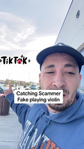 I just caught this fake violin player scamming people! #scammer #scammers | Chris Hayes 508