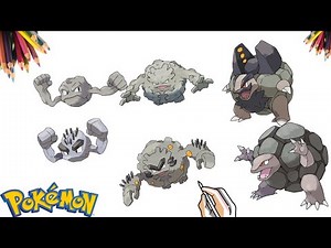 DESENHANDO A EVOLUÇÃO DO POKÉMON GEODUDE | DRAWING THE EVOLUTION OF POKÉMON GEODUDE