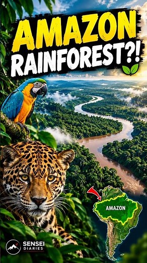 Amazon Rainforest: The World’s Most Mysterious Forest 🌳🌎 | Amazing Facts