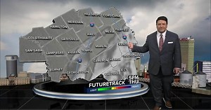 Locally heavy rain and a few strong storms tonight