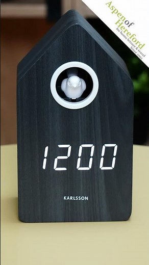 Karlsson Cuckoo LED Alarm Clock Sound #Karlsson #cuckooclock