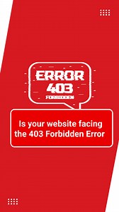 403 Forbidden Error? Don't panic! 🚫 In this quick video, we break down the common causes and simple solutions to fix this frustrating website issue. Watch now and get back to bossing your online empire! 💪 #SingaporeBusiness #EntrepreneurSG #StartupsSG #GrowYourBusiness #SGBoss #DigitalMarketingSG #CloudHostingSG #SingaporeWebHosting #SGCloud #ReliableHosting #AffordableHosting #WebsiteSecuritySG #SEOforEntrepreneurs #ContentMarketingTips | Vodien Internet Solutions