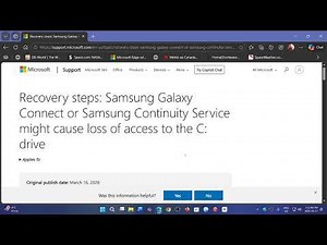 FIX Samsung PC C drive access problems step by step instructions
