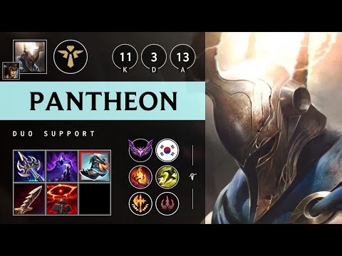 Pantheon Support vs Taric - KR Master Patch 25.20