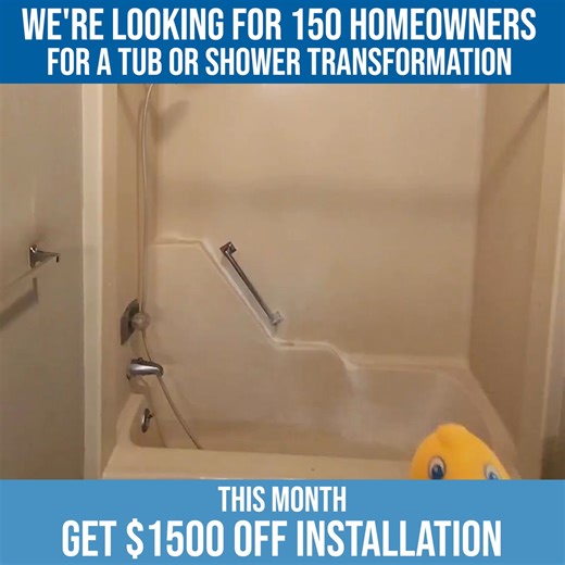 We’re looking for 150 homeowners in PLATTE COUNTY for a Tub or Shower transformation 🛁🚿 You will be SHOCKED to find out how affordable a tub or shower transformation can be! INTERESTED? Click "Learn More" to see if you qualify! https://www.mybathhero.com/midwest-bath | Midwest Bath Company