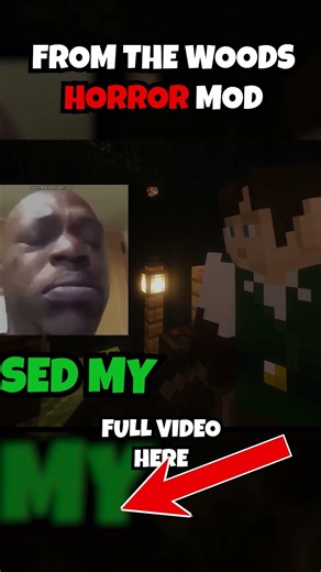 Horror Mod in Spooky forest - from the woods / from the caves #minecraft #gaming #minecrafthorror