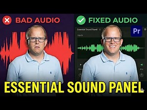 Adobe Premiere Pro: How to Use the Essential Sound Panel (Complete Guide)