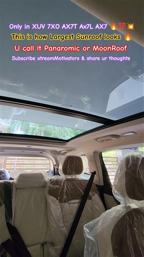 Largest Sunroof ft. XUV 7XO AX7T Ax7L AX7 #mahindra #xuv700 #xuv7xo #ax7l #ax7 #luxurycars #luxury