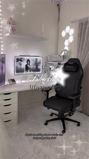 The Blacklyte Athena Pro fits into my setup so naturally 🖤 the all-black design keeps everything cohesive, and the comfort makes a pretty big difference when I’m spending hours at my desk. LIB 🔗💕 #blacklyte #blacklyteathenapro #gamingchair #pcsetup #setupinspo