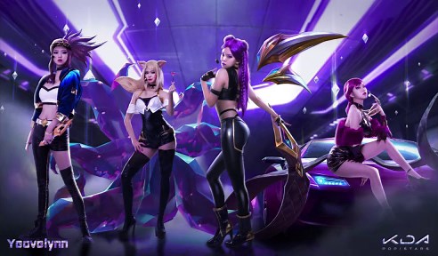 Nightcore K DA POP STARS ft Madison Beer G I DLE Jaira Burns