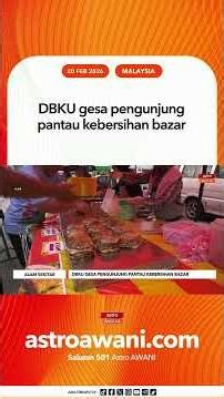 DBKU gesa pengunjung pantau kebersihan bazar