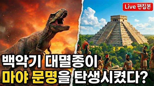 백악기 대멸종은 어떻게 마야 문명을 탄생시켰을까?｜나비효과 미쳤다 ㄷㄷ