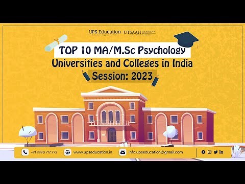 TOP 10 Colleges for MA/M.Sc Psychology 2023 | College Rankings 2023