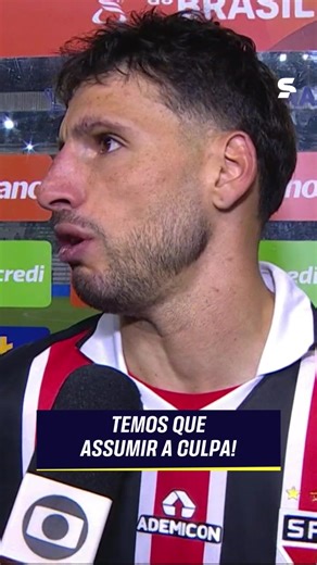 SEM PAPAS NA LÍNGUA! 😤 Depois da derrota e eliminação para o Juventude, Calleri falou de forma direta sobre o momento do São Paulo e não poupou críticas nem a si mesmo, nem ao desempenho da equipe na decisão. *Contém legenda automática #CopaDoBrasilNoSportv #SaoPaulo #Juventude #FutebolBrasileiro