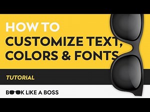 How to customize your branding, colors & fonts in Book Like A Boss