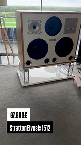 3.2K views · 196 reactions | 140kg’s Stratton Acoustics Elypsis 1512. 87800 £. “Driver complement: 29mm waveguide loaded NeFeB motor soft dome tweeter, one 300mm selectively hand doped paper diaphragm and NeFeB motor midrange driver, two 380mm paper diaphragm and ferrite motor bass drivers.” #hifi #audiophile #loudspeaker #highendaudio #loudspeakers #highend | Audiophiles.eu | Facebook