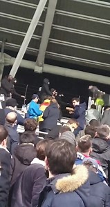 Paris FC and Lyon hooligans clashed in the stands at half-time of their French Cup match on Friday. More: https://www.hools.net/?p=8242 | Hools.net