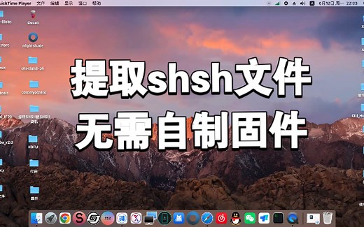 提取shsh文件，无需自制固件。