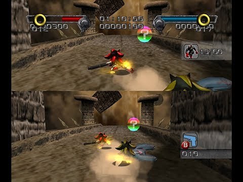 Shadow the Hedgehog Co-op Story Mode 2 player Netplay 60fps