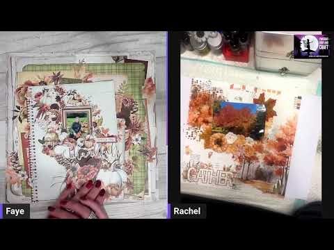 TWILIGHT CRAFTS || Making scrapbook layouts with Simple Stories Autumn Breeze