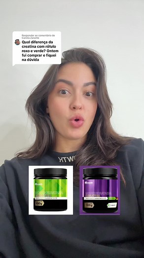 Diferença entre Creatina Roxa e Verde na Growth - Explicação Completa