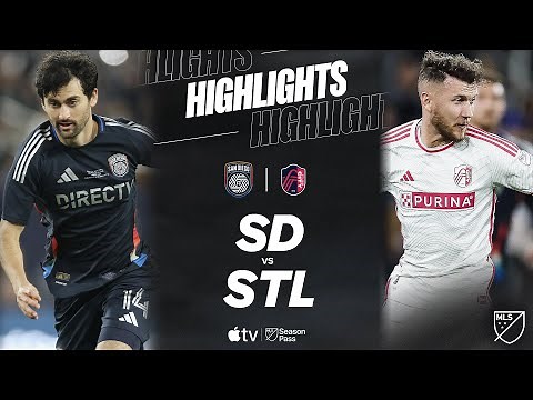 HIGHLIGHTS: San Diego FC vs. St. Louis CITY SC | First-Ever Home Game for San Diego