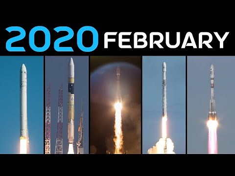 Rocket Launch Compilation 2020 - February