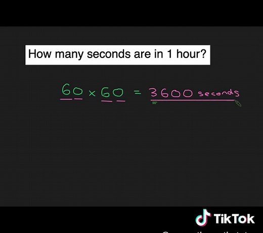 How Many Seconds Are in One Hour? Math Trick Revealed!