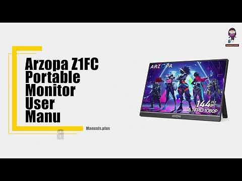 Arzopa Z1FC Portable Monitor User Manual: Setup & Troubleshooting Guide