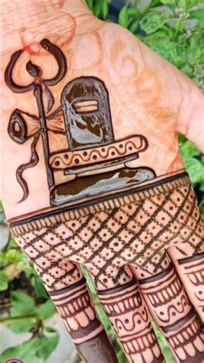 mahashivratri special mehndi design 🌿#mehndi☘️#henna🌱#mehandidesigns 🍃#letestmehndi