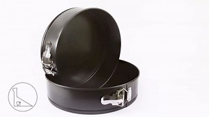 10.2" Non-Stick Spring Form Cake Mold Pan With Removable Flat Bottom, Tatinum Color Carbon Steel Bakeware Easy Release Cheese Cake Pan