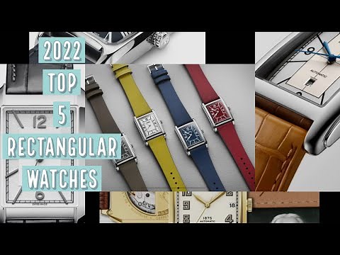 2022 TOP 5 Modern Rectangular Watches To Buy ~ Affordable Mechanical & Automatic