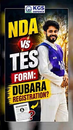 NDA vs TES Form Dubara Registration? 🤔 #kgsdefence #ndapreparation