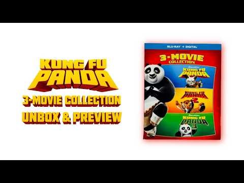 Kung Fu Panda 3-Movie Colletion Blu-ray | Unbox and Preview