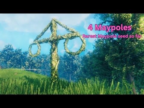 Valheim Seed - 4 Maypoles all near the starter spawn - XECKESINIS