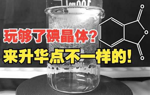 【化学实验】邻苯二甲酸酐的升华与凝华