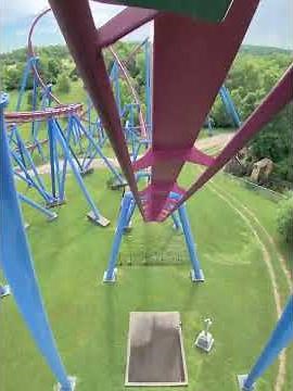 Banshee Kings Island Full POV Ride Experience | Oakley Meta Glasses (7 Inversions, 68 MPH) #coaster
